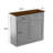 Havant Double Tilt Out Trash Cabinet 20 Gallons Wooden Free Standing(Not include trash can)-95099497