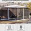 Filet de remplacement en filet de remplacement 10 pi x 12 pi Outsunny