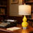 Double Gourd Ceramic Table Lamps Set Of 2 With LED Bulbs, Modern Nightstand Lighting For Bedroom And Living Room, UL Listed