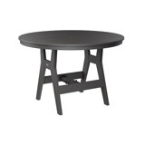 Berlin Gardens Harbor Natural Coastal Grey 48″ Round Bar Table