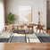 Geometric Machine Washable Rug for Living Room Modern Non-Slip Rug for Bedroom Dining Room Office Nursery Playroom Teen Dorm