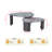 Nesting Granite Grey 2 Pieces Coffee Table