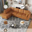 Canapé modulaire en L en similicuir-1170070256-1170070270