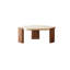 Table basse en bois de teck de style rétro français-106688856