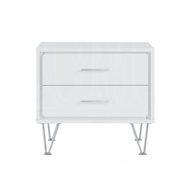 Table d'appoint ACME Deoss, Blanc