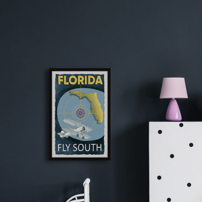 «Fly South to Florida», reproduction de cadre photo sur papier