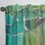 Marbre abstrait vert et turquoise - Rideau moderne - Velours obscurcissant - 1 panneau