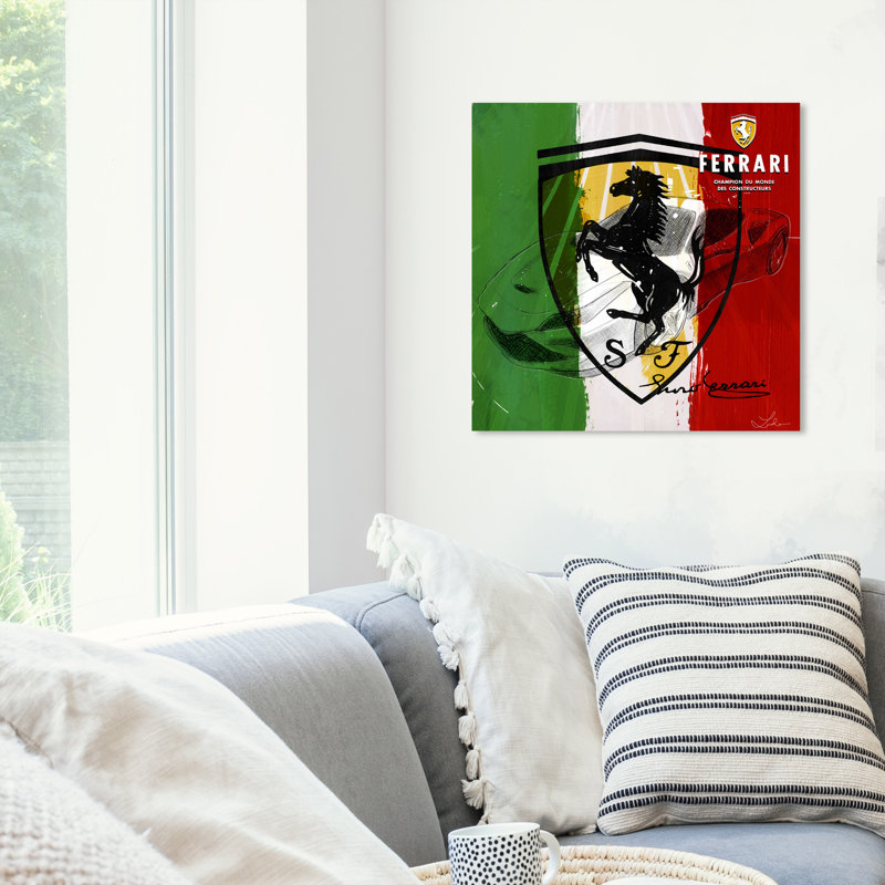 «Italian Sport Car», impression sur toile tendue, H 20 po x l 20 po x P 0,8 po
