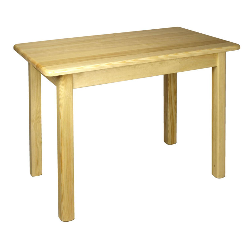 Pine Solid Wood Dining Table, Varnished pine