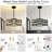 4-Light Adjustable Length Drum Chandelier-235157758