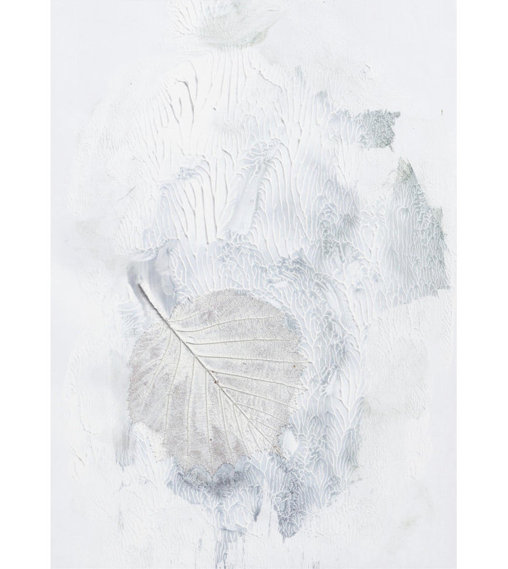 Nature minimale, H 51 po x l 40 po, Blanc