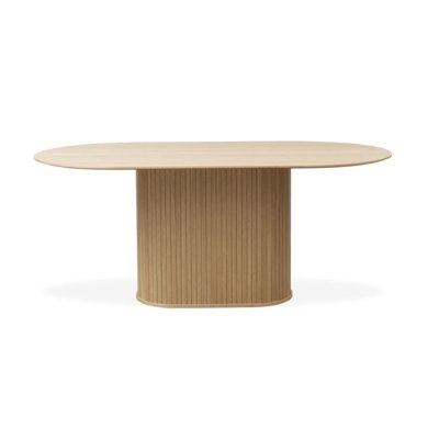 Iris Oak Oval Dining Table