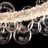 Modern Farmhouse Bubble Chandelier with Crystal Ring, 45-Watt Integrated LED Dimmable Pendant Light, Adjustable Height, ETL Listed-952987935