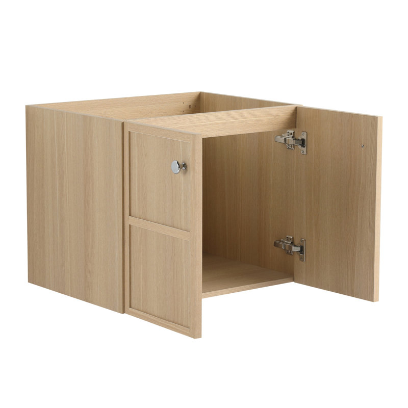 Armoire de salle de bain 24 po en contreplaqué de chêne - meuble-lavabo élégant et fonctionnel de qualité, 23.5"