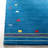 Danette Southwestern Wool Blue Area Rug-444799774