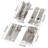 5.11" H x 0.98" W Spring Pair Door Hinges