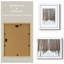 Cadre 11 x 14 en bois blanc avec passe-partout pour photos 8 x 10