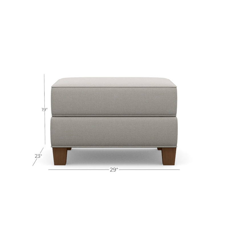 Tousley Ottoman, Luscious 414248, Walnut