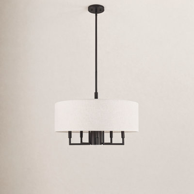 Lustre tambour 6 lumières Bazilijus