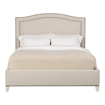 Caroline/Casey Queen Upholstered Low Profile Panel Bed