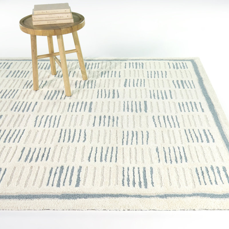Tapis sarcelle Guillaume, 5'3" x 7'
