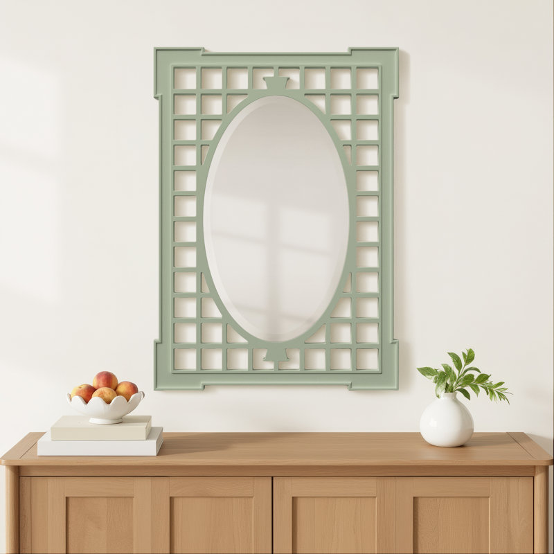 Emele Bria Hammel Garden Mirror, Green