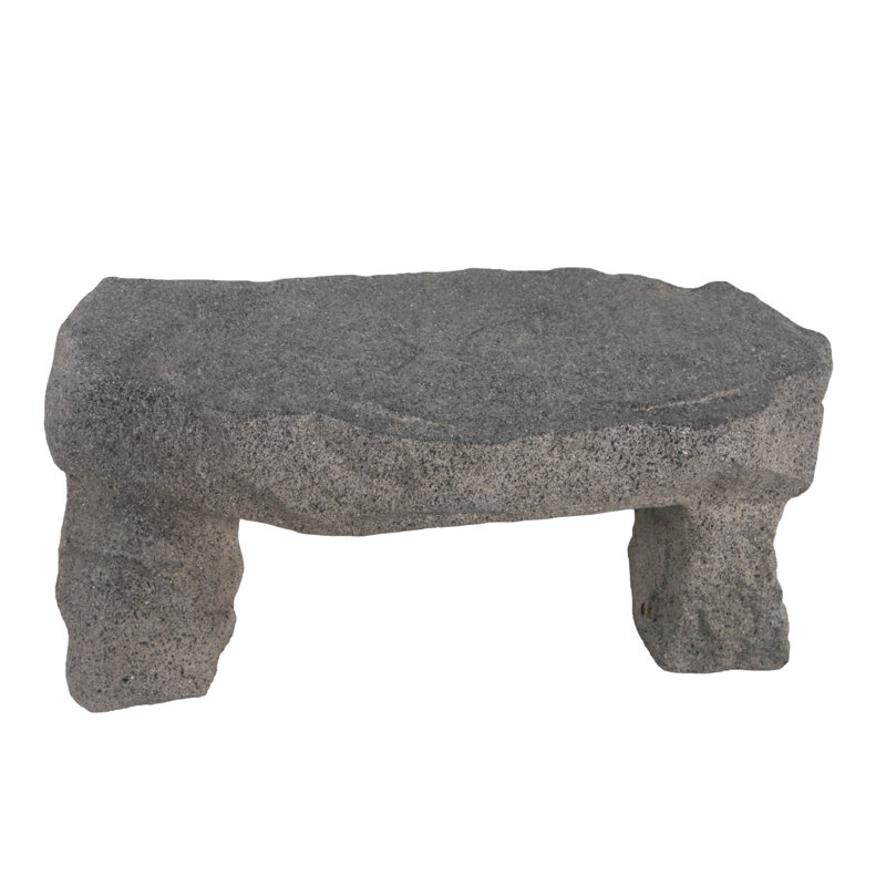 Banc de jardin en pierre Ducey, Gris
