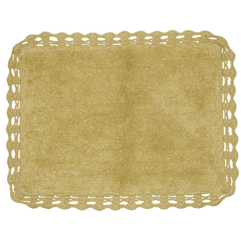Tapis pour salle de bain Georgine, Rose, l 21 po x L 34 po