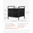 Mini Fridge Stand With Storage 176 Lbs Black Mini Fridge Table 2 Drawers