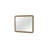 English Knotty Oak Inspired Landscape Mirror