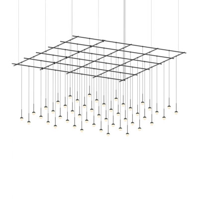 Lustre géométrique à DEL 49 lumières Suspender®