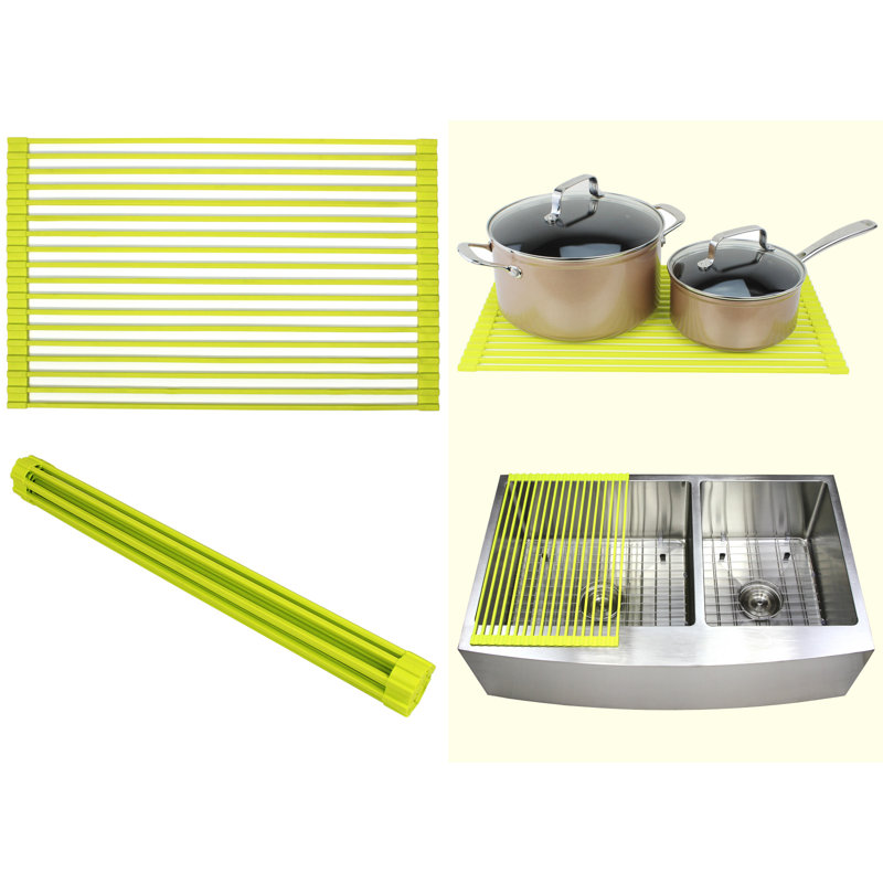 CozyBlock 30'' L Farmhouse / Apron Single Bowl Stainless Steel Kitchen Sink