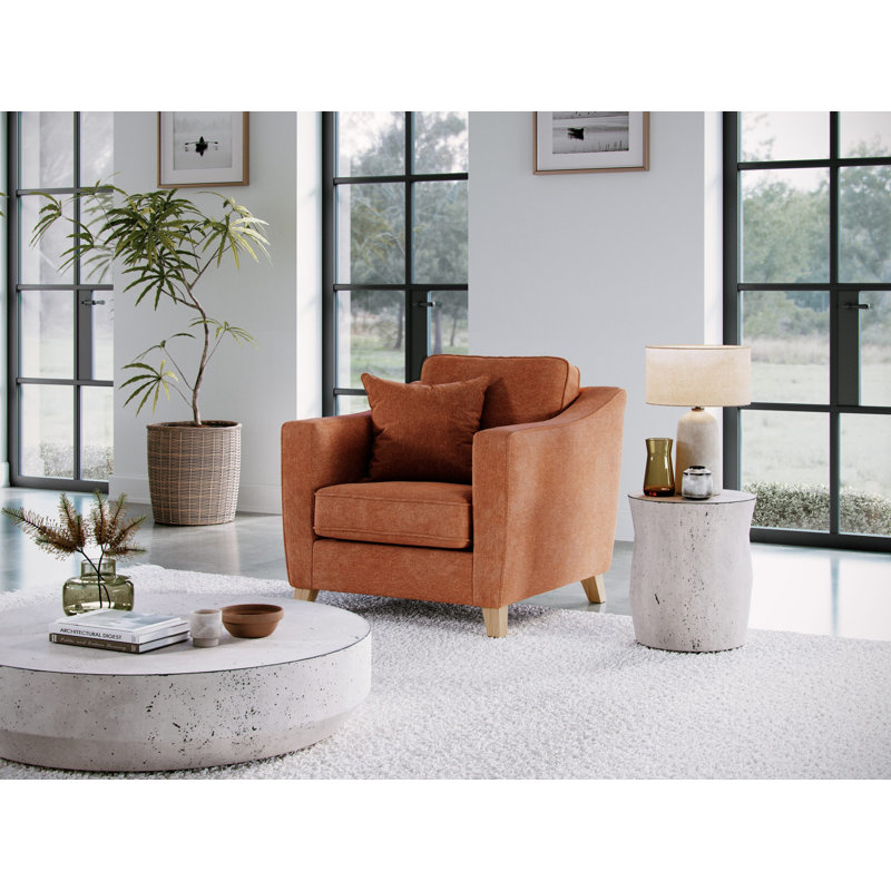 Stoystown Armchair City Fossil, Orange