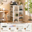 Armoire de rangement d'angle à 3 niveaux avec ports et prises USB, organisateur de rangement de coin pour petits espaces, rétro-1282491478