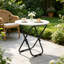 Table d'appoint ronde et pliante, table d'appoint pliable pliable, petite table de bout pliante et compacte, table de collation pliable-133085611-133754508