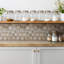 Angelia 30cm x 30cm PVC Mosaic Tile in Brown