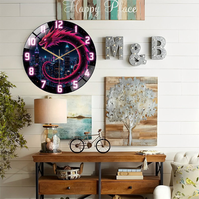 Horloge murale 12 po