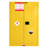 Industrial 90 Gallon Flammable Safety Cabinet, 43"W x 34"D x 65"H, OSHA Compliant Flammable Liquid Storage Cabinet, Double-Wall Cold-Rolled Steel Yellow Chemical Safety Cabinet with 2 Manual Doors