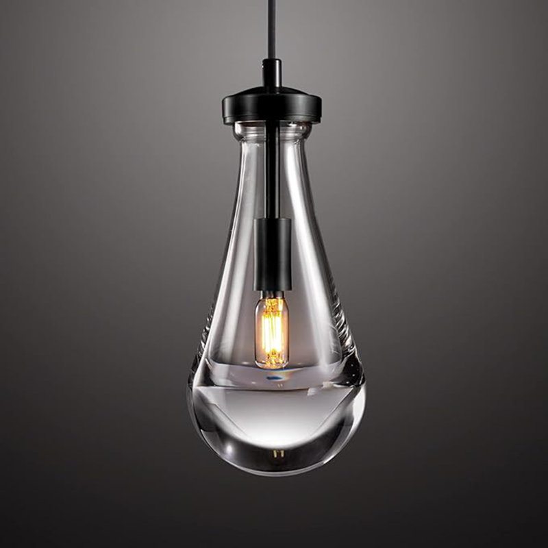 Raindrop Pendant Lights, Black