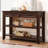 Console Sofa Table With 2 Storage Drawers And 2 Tiers Shelves-31343872