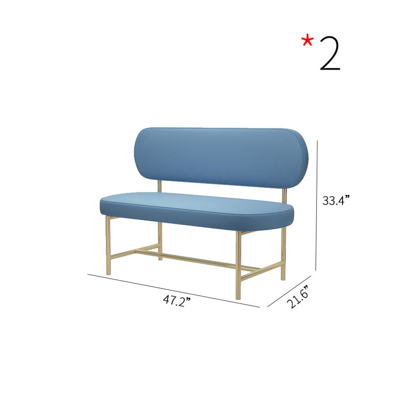 Causeuse 47,2 po Devendri