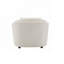 Fauteuil d'appoint en tissu de lin