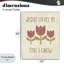 «Jesus Loves Me This I Know», giclée encadrée, conception par Annie Lapoint-721673784-721673783