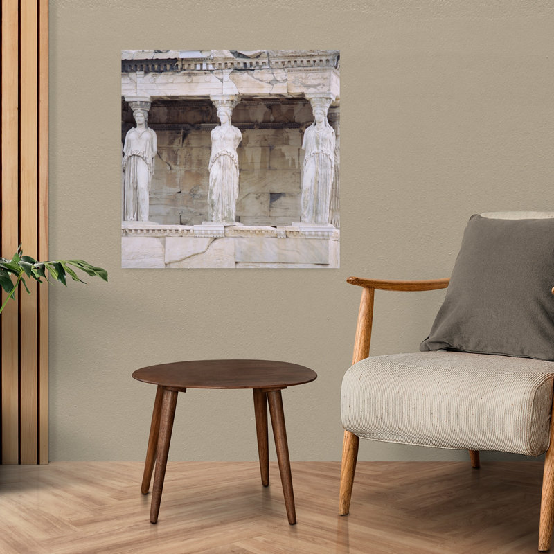 Temple d'Athéna, Erectheum, Acropole, Athènes, Grèce, architecture contemporaine, H 24 po x l 24 po