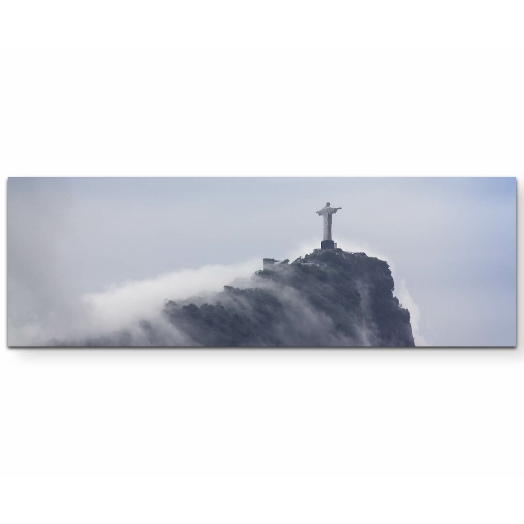 Leinwandbild Christusstatue in den Wolken – Rio de Janeiro