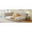 Full Size Upholstered Daybed/Sofa Bed Frame-Beige, Velvet