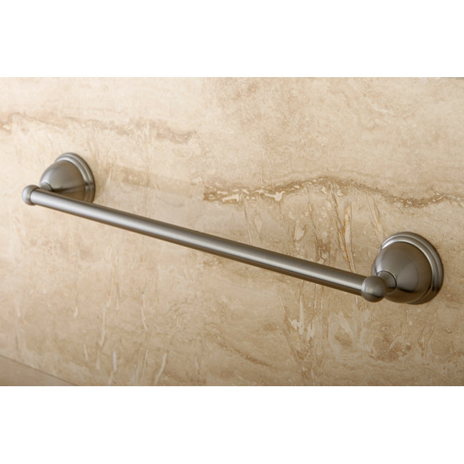 Kingston Brass Restoration 18-Inch Towel Bar, Brushed Nickel