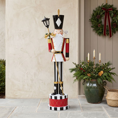 Iron Nutcracker Holiday Decoration