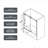 Frameless One Fixed And One Shifted Shower Door,70MM 304 Stainless Steel Large Pulleys With Adjustable Soft Closing Function,With Nano Easy Cleaning,Stick Explosion-Proof Menbrance-114613222
