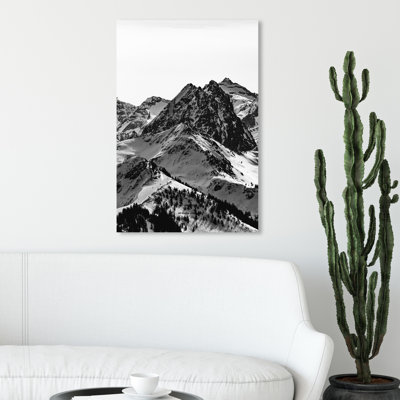 «Up The Mountain Snowy Mountains», impression sur toile
